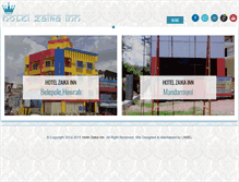 Tablet Screenshot of hotelzaika.com